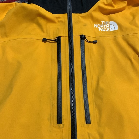 The North Face Mens L5 Ski Jacket Summit Gld/Black Yellow Waterproof L - Picture 2 of 6